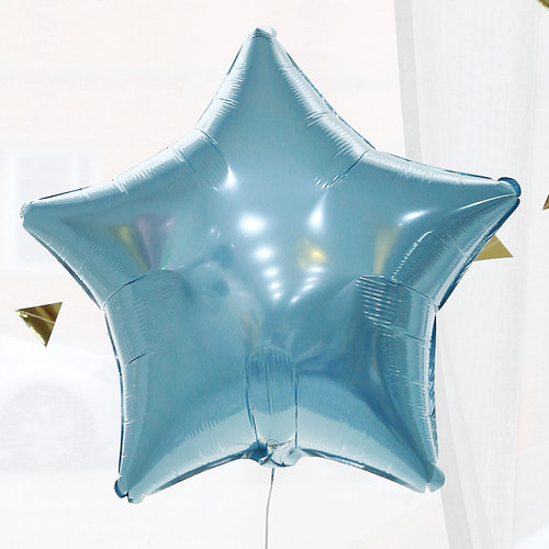 e베이비랜드,호일풍선(별_하늘) 19인치 / 파티풍선 풍선 생일파티풍선