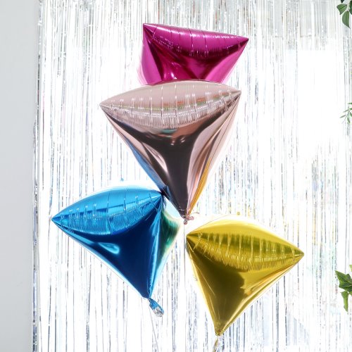 e베이비랜드,다이아몬드 풍선  / 은박풍선 호일 생일파티 브라이덜샤워소품