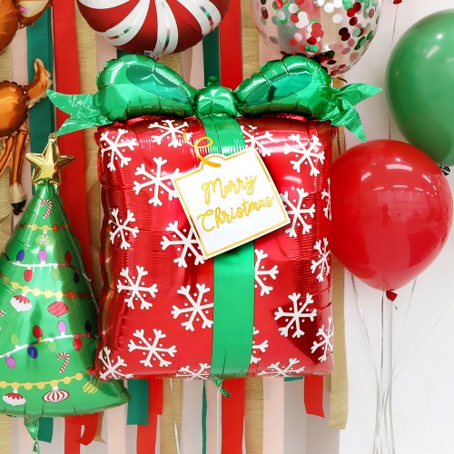 e베이비랜드,[크리스마스 호일풍선] 크리스마스선물 / 파티용품 연말 이벤트 은박풍선 파자마 호캉스